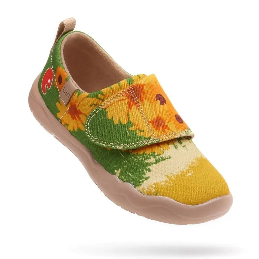 UIN Kid's Art Painted Travel Shoes (Van Gogh Sunflowers V5 Kid)
